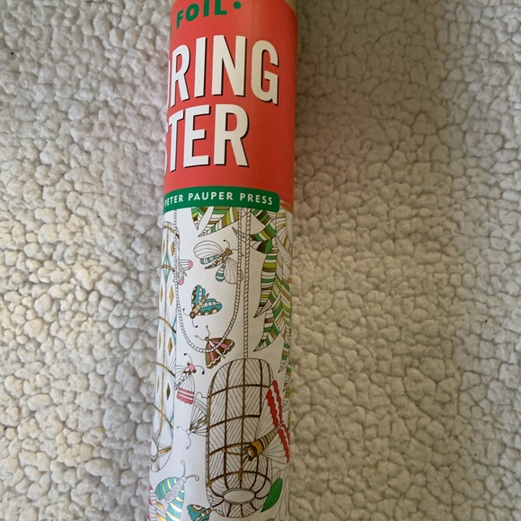 NEW Pauper Press Studio Series Gold Foil coloring poster, Zen Garden pattern - Picture 2 of 8